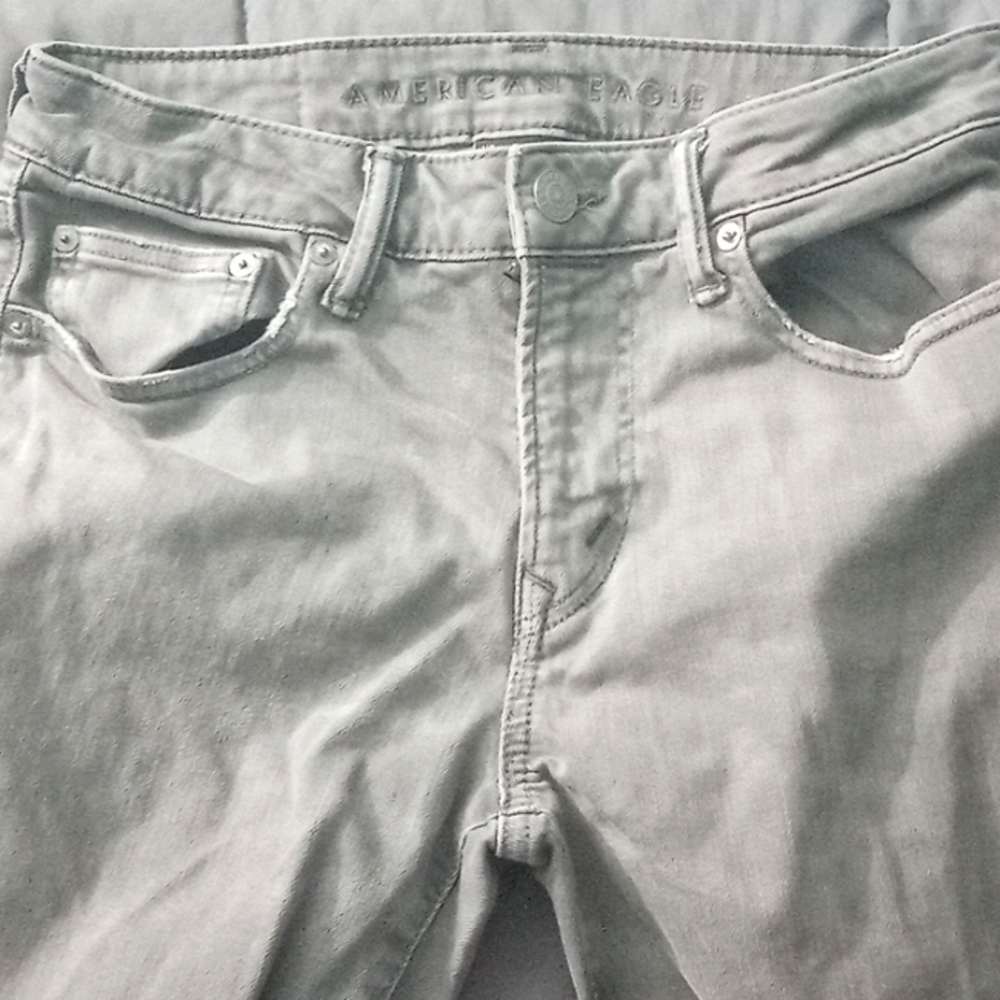 AWESOME American eagle grey next level flex jeans